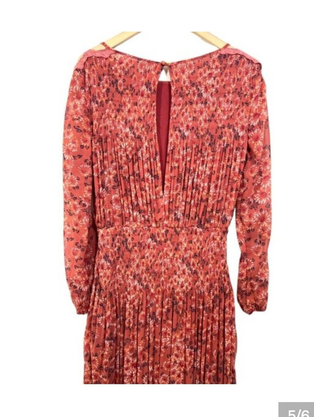 Free People Open Water Dress Charlotte Rose Womens Large Pre-Loved